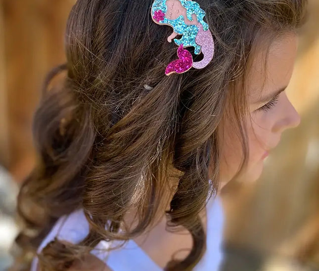 Pretty Mermaids Hair Clips.-Sparkle Sisters By Couture Clips-Urbanheer