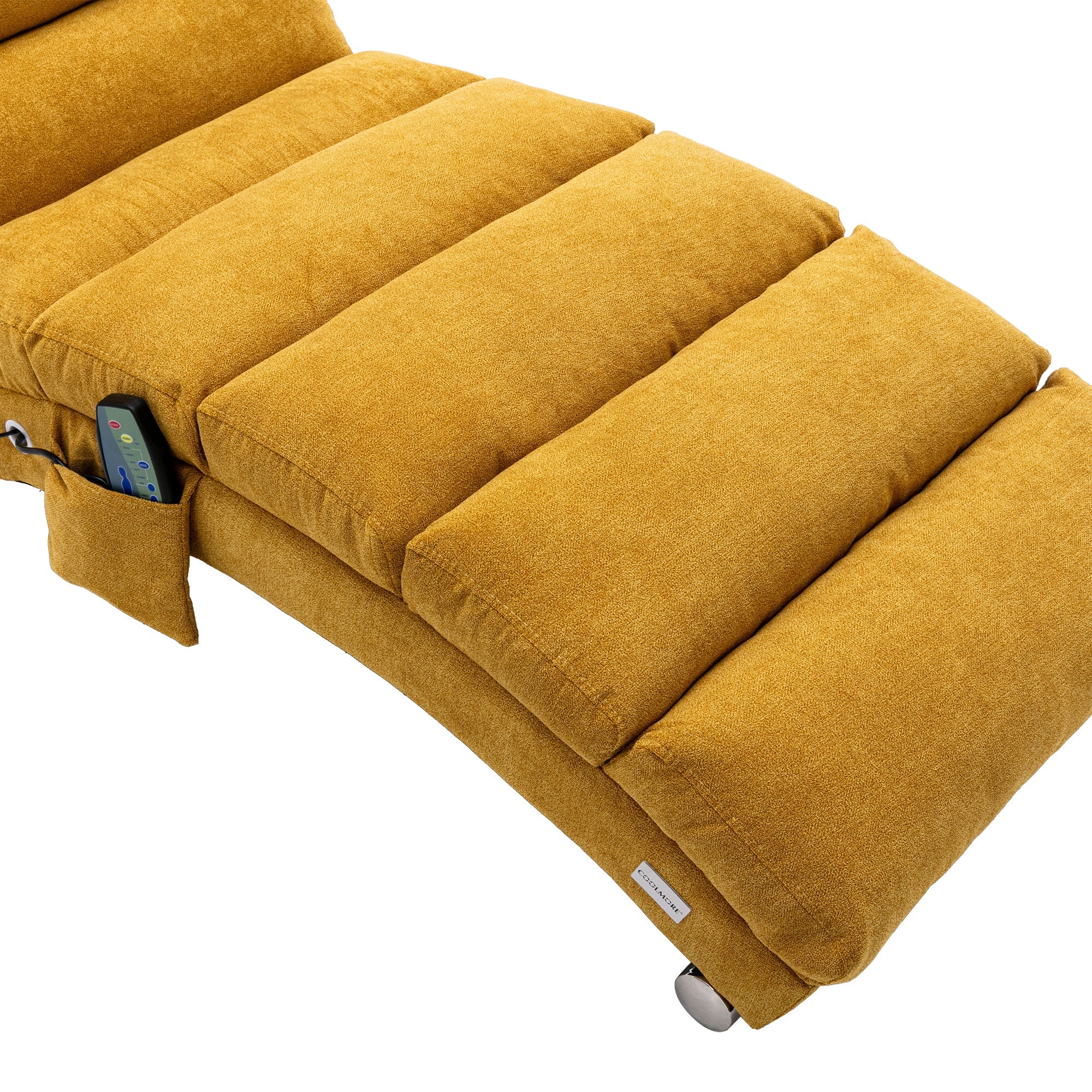 Linen Chaise Lounge Modern Message Chair-Accent Chair-G-BlakHom-Urbanheer