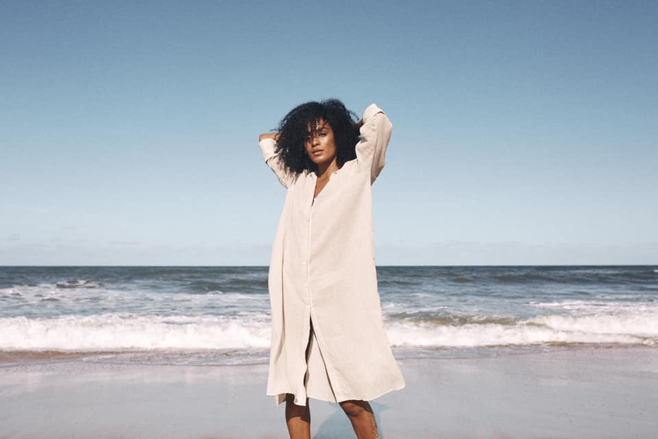 Jarrah Shirt Dress - Natural-Dress-Before Anyone Else-M-Urbanheer