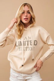 I Am Limited Edition Soft Hoodie Sweater Beige-Sweater-Blue B-BEIGE-S-Urbanheer