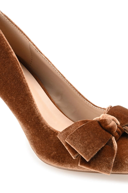 Journee Collection Women's Crystol Wide Width Pump-Shoes Pumps-Journee Collection-5.5-Brown-Urbanheer