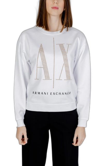 Armani Exchange Women Sweatshirts-Clothing Sweatshirts-Armani Exchange-white-XS-Urbanheer