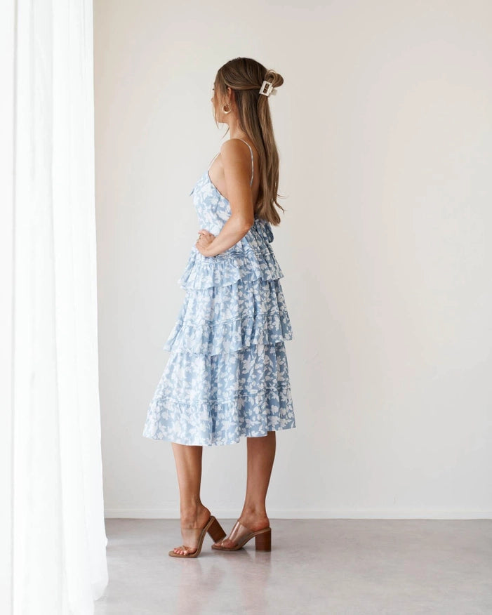 Martha Dress-Blue Floral-Dress-Twosisters The Label-S-Urbanheer