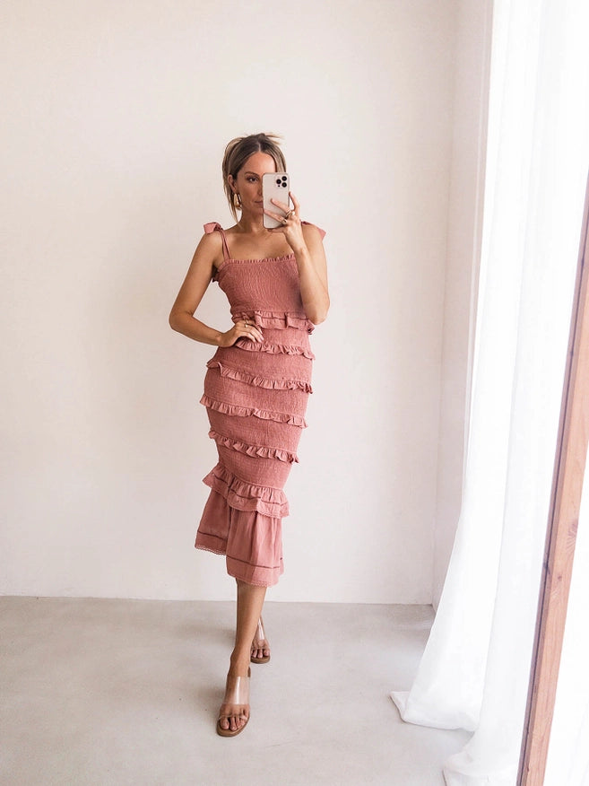 Adele Dress - Mauve-Dress-Twosisters The Label-M-Urbanheer