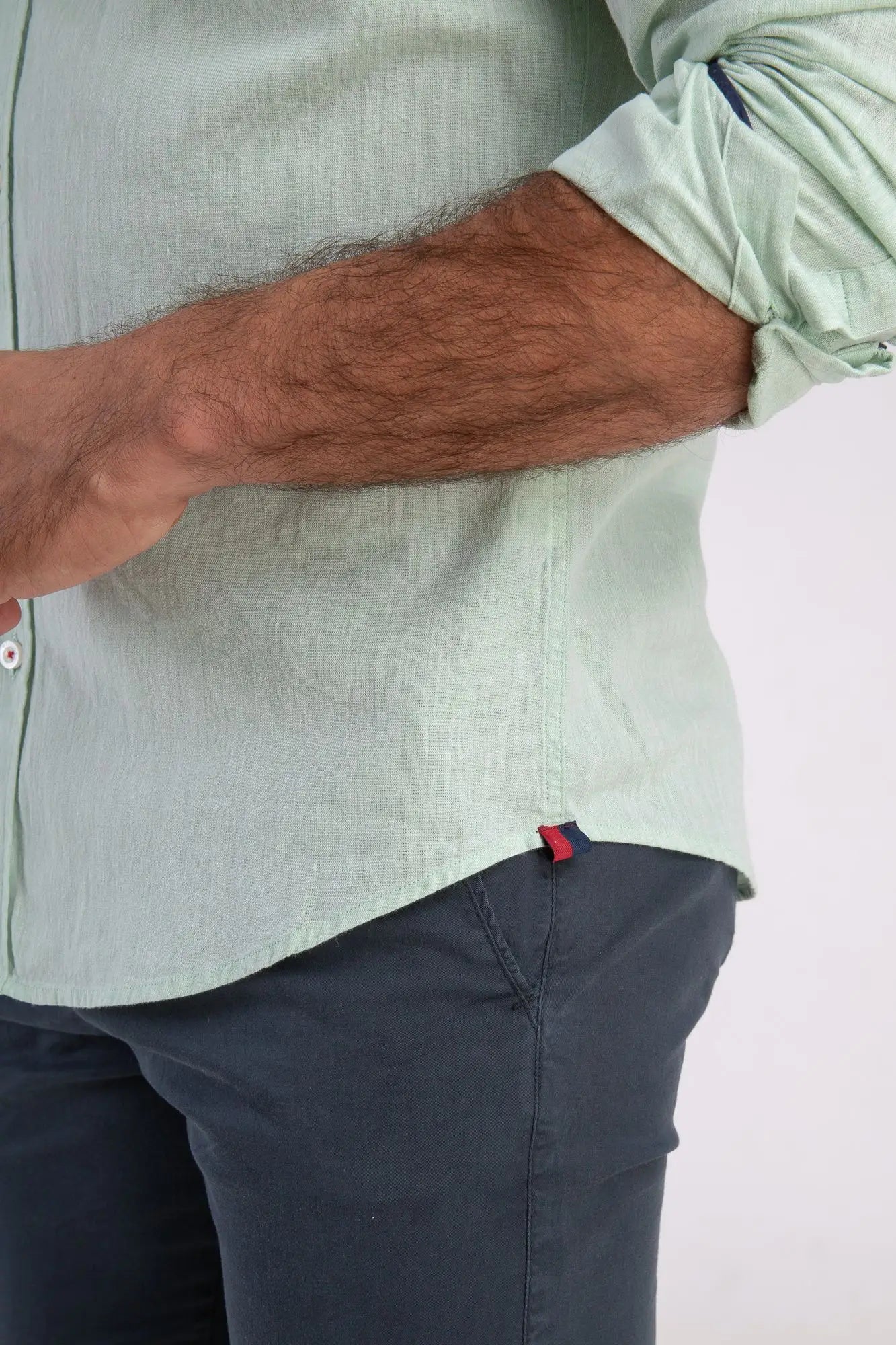 Water Green Linen Shirt-Clothing - Men-Williot-S-Urbanheer