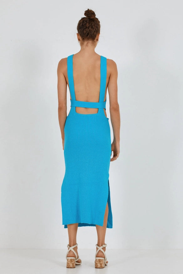 Hendrix Knit Dress - Marlin Blue-Dress-Before Anyone Else-S/M-Urbanheer