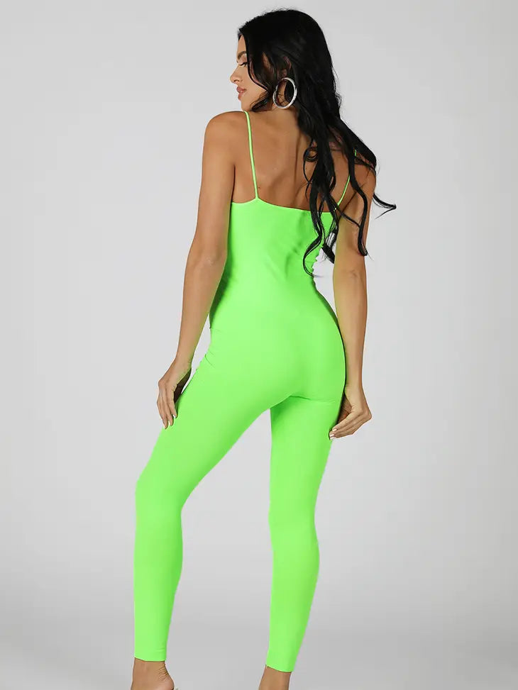 Catwoman Jumpsuit-NIKIBIKI-neon green-Urbanheer