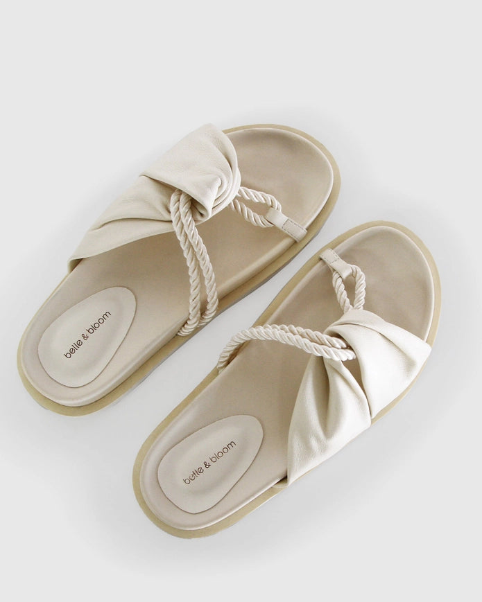 Whitehaven Slide - Cream-Slides-belle & bloom-6AU-Urbanheer