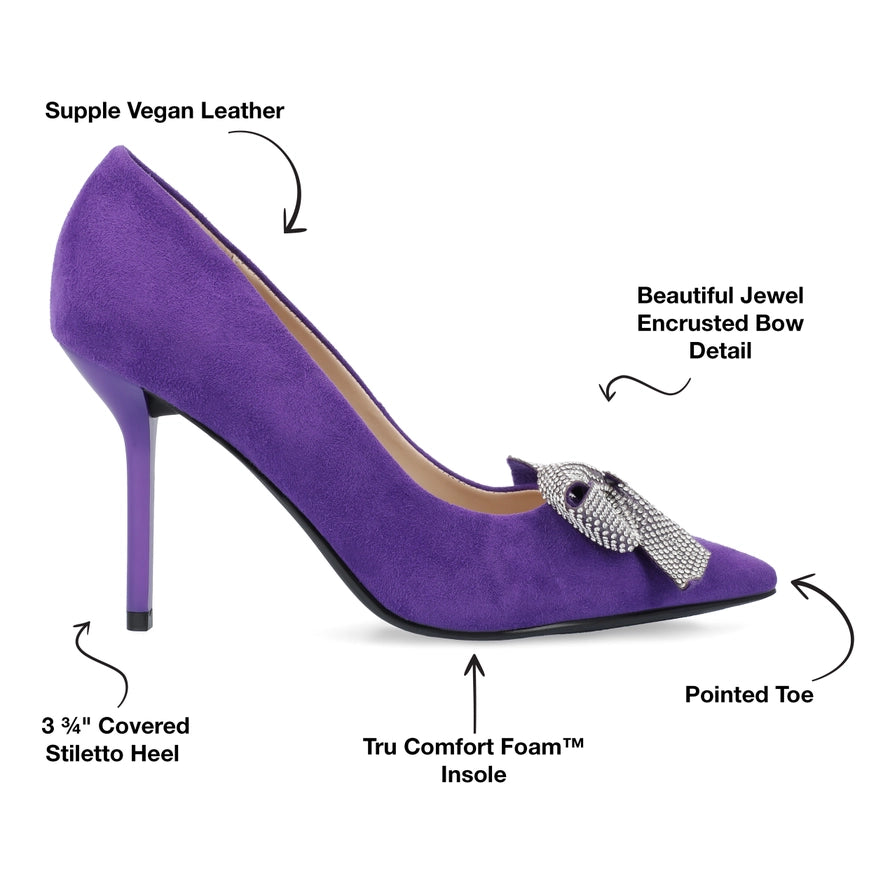 Journee Collection Women's Tru Comfort Foam™ Marcie Pumps Purple-Shoes Pumps-Journee Collection-5.5-Urbanheer
