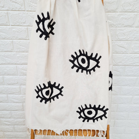 Eye Turkish Beach Towel