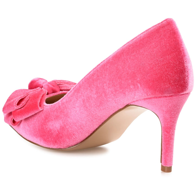 Journee Collection Women's Crystol Pump Pink-Shoes Pumps-Journee Collection-Urbanheer