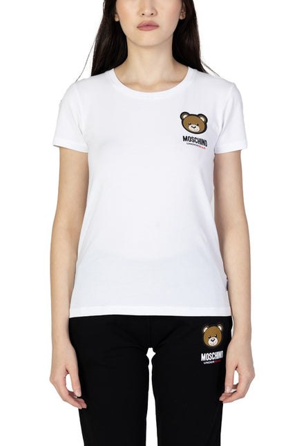 Moschino Underwear Women T-Shirt-Clothing T-shirts-Moschino Underwear-white-1-XS-Urbanheer