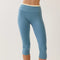 Contrast Waist Capri Leggings