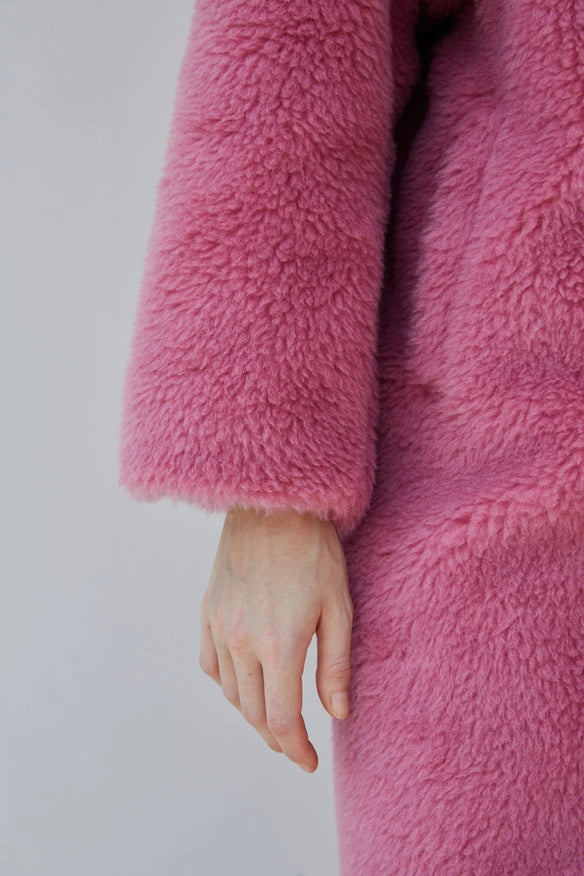 The Teddy Coat-COAT-Pissenlit-Pink-S-Urbanheer