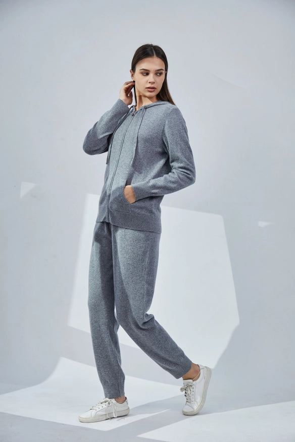 Cashmere Jogger-Joggers-Pissenlit-Heather Grey-S-Urbanheer