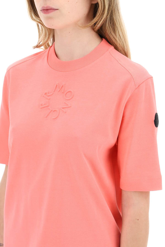 Embossed Logo T-Shirt - Pink
