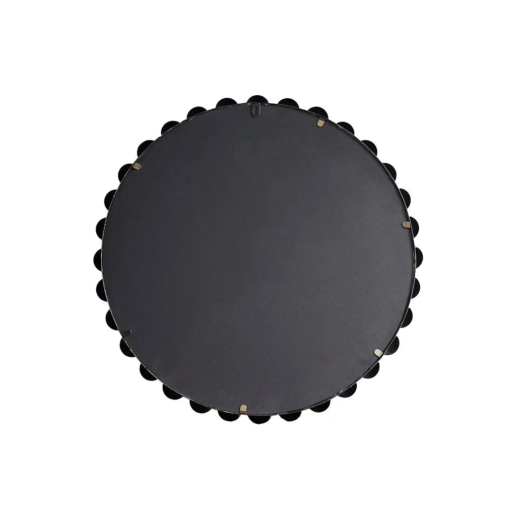 Round Iron Framed Wall Decor Mirror, Gold-Olliix-Large 27''-Urbanheer