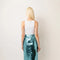 Lupe High Waist Metallic Knee Length Skirt Ice Blue-Skirts-Amy Lynn-S-Urbanheer