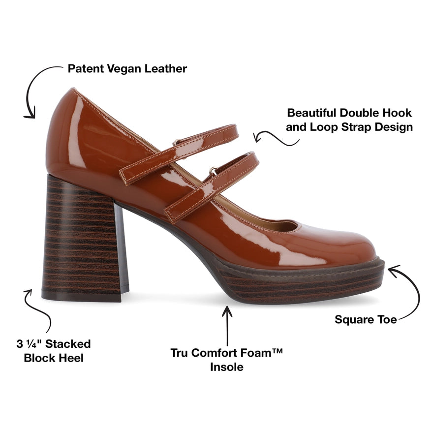Journee Collection Women's Tru Comfort Foam™ Shasta Pumps Cognac-Shoes Pumps-Journee Collection-7-Urbanheer