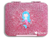 Bento Lunchbox (Large) - Sparkle Blue & Pink Mermaid-Mum Made Yum-Pink-Urbanheer