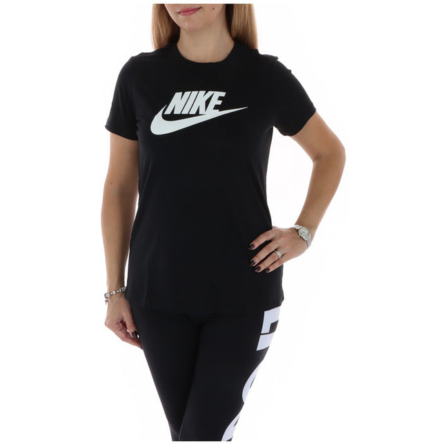 Nike Women T-Shirt-Clothing - Women-Nike-black-XS-Urbanheer