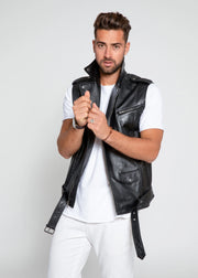 Mens Jax Ultimate Lambskin Leather Vest-Clothing - Men-Fadcloset-XS-Urbanheer