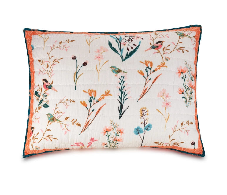 English Garden Sham/Quilt Set By Makers Collective-Peking Handicraft-Full Queen-Urbanheer