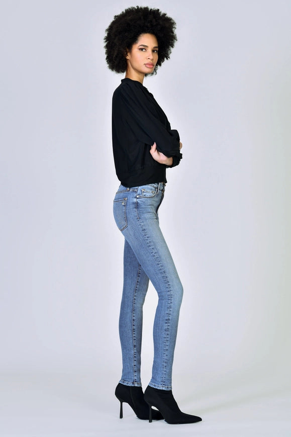 Gisele High Rise Skinny - Broken Wings-Jeans-Black Orchid Denim-24-Urbanheer