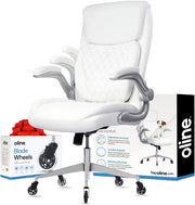 Ergoace Executive Ergonomic Office Chair White-Office Chairs-Oline-White-Urbanheer