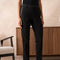 Cigarette Smoking Pants Black-Pants-Attentif Paris-S-Urbanheer