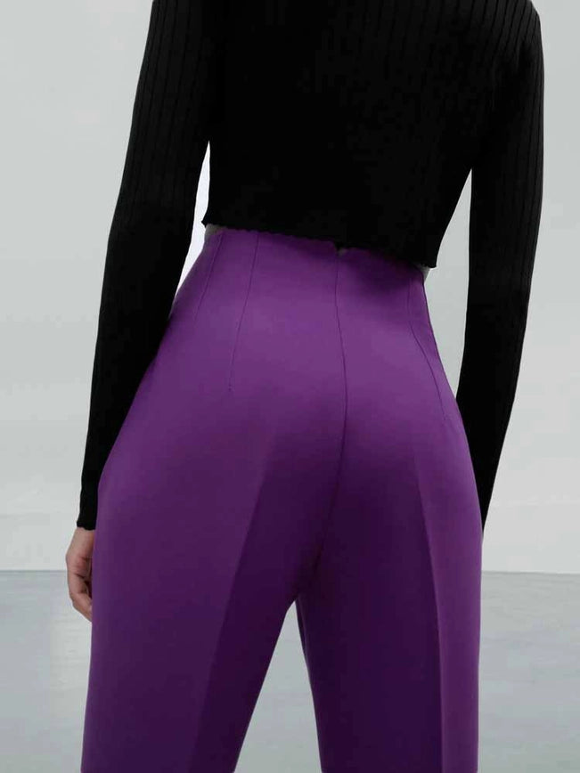 Women Formal Pants "Zara's Best Seller" 25 Color Available-Pants-Heer Decor-XS-PU-Urbanheer