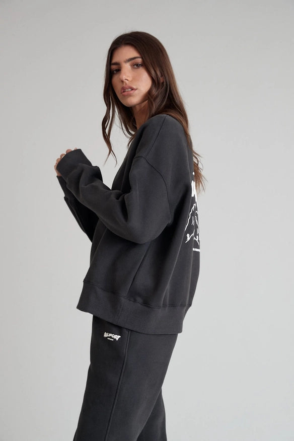 Outdoor Crew Sweater (Vintage Black)-Sweater-All Fenix-S-Urbanheer