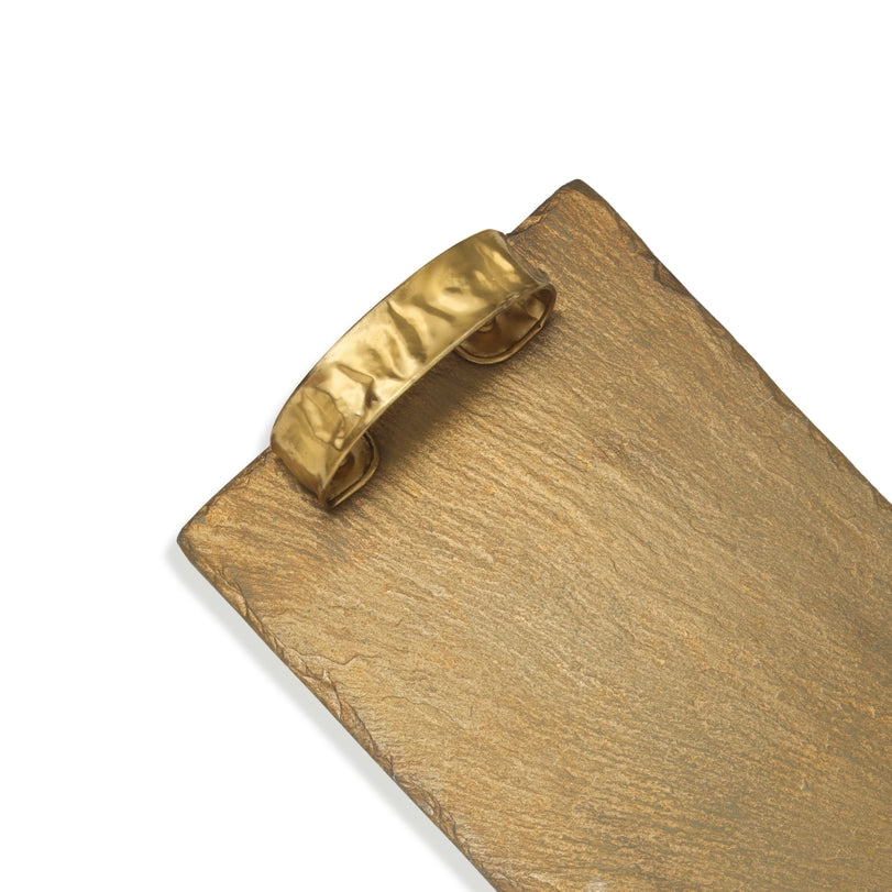 Tiramisu Resin Slate Cheese Platter with Handles-Cheese Platter-Tiramisu-Resin-Urbanheer