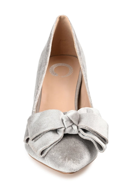 Journee Collection Women's Crystol Pump Grey-Shoes Pumps-Journee Collection-Urbanheer