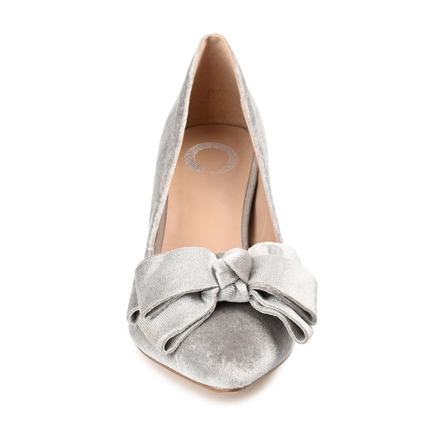 Journee Collection Women's Crystol Pump Grey-Shoes Pumps-Journee Collection-5.5-Urbanheer