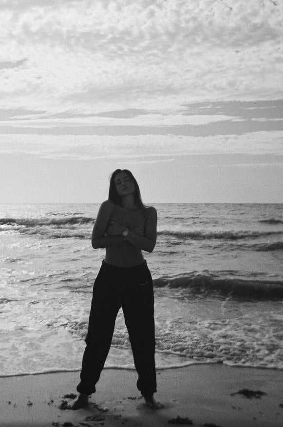 Organic Cotton Joggers Black-Joggers-Gergana Ivanova-XS-Urbanheer