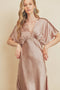 Satin Blouson Maxi Dress Mauve-Maxi Dress-Dress Forum-S-Urbanheer