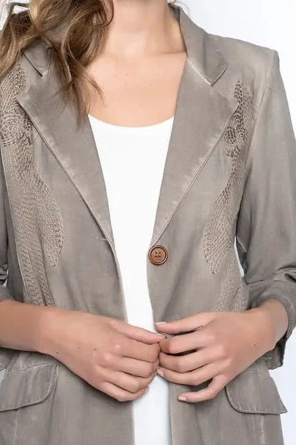 Classy Embroidered Blazer-Clothing - Women-Picadilly-Urbanheer