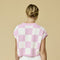 Hannah Loose Fit Checker Knit Top Pink-TOP-Papermoon-Pink-S-Urbanheer