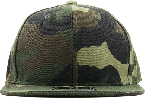 Fitted Flat Brim Camo-Accessories Caps-KBETHOS-6 7/8-Urbanheer