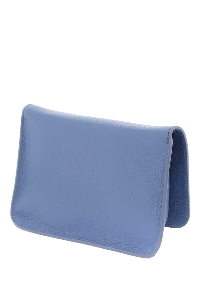 Flap Trunk Shoulder Bag With - Light Blue