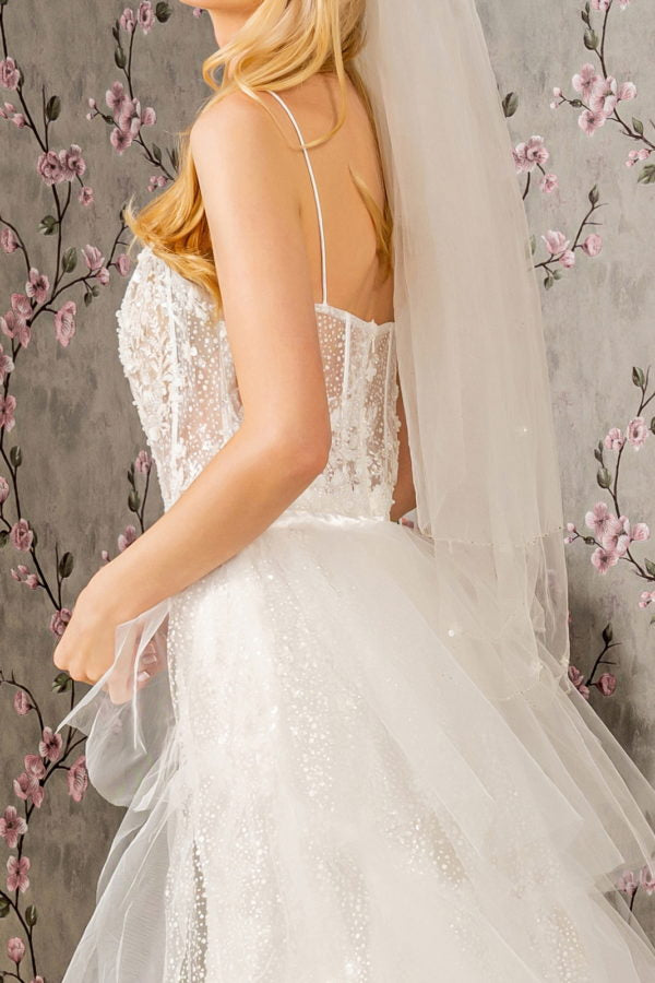 Stunning new Embroidery Bead Mesh Mermaid Wedding Gown W/ Mesh Long Urbanheer Stunning new Embroidery Bead Mesh Mermaid Wedding Gown W/ Mesh Long Urbanheer
