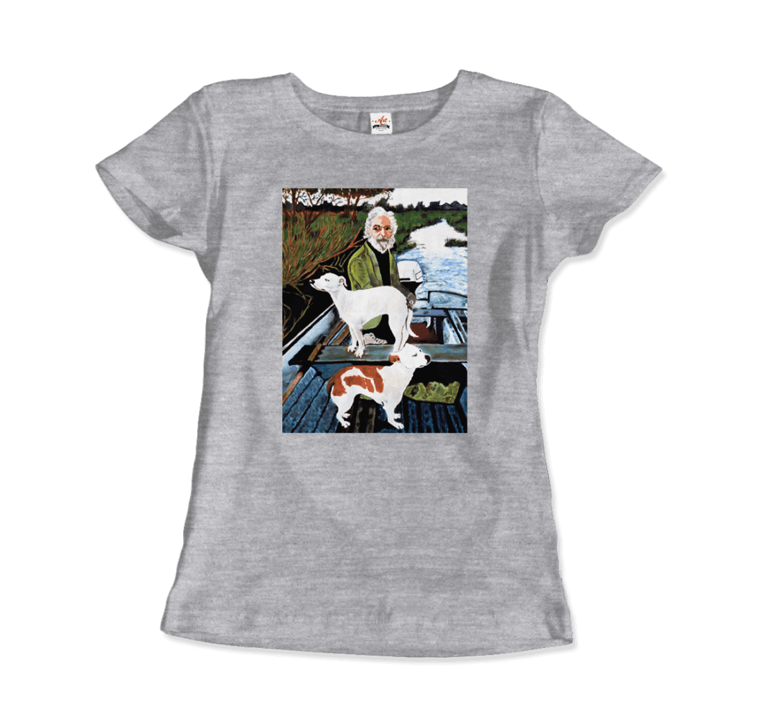 Goodfellas Tommy'S Mom Painting T-Shirt-Art-O-Rama Shop-Women (Fitted)-Navy-S-Urbanheer
