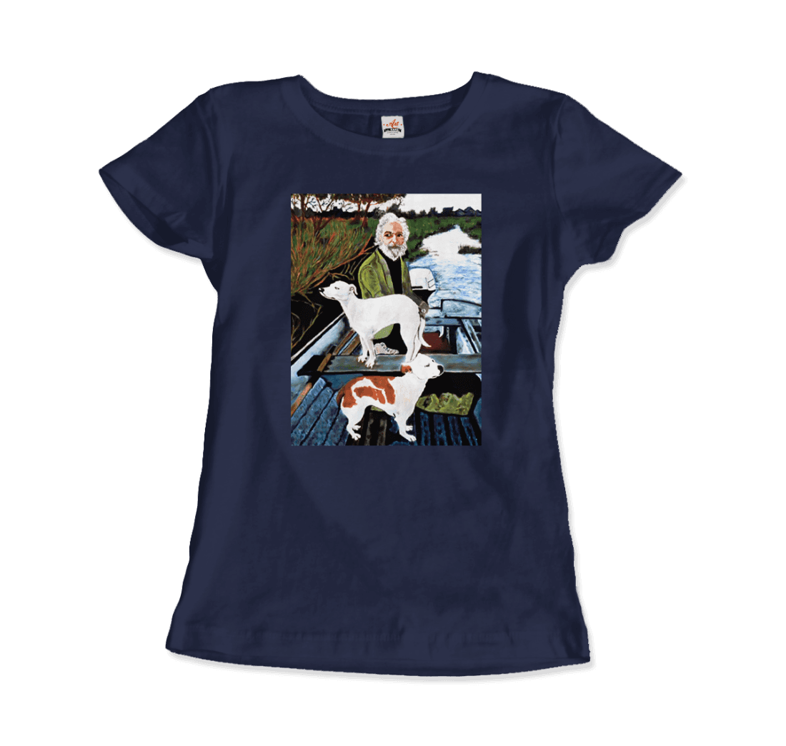 Goodfellas Tommy'S Mom Painting T-Shirt-Art-O-Rama Shop-Men (Unisex)-Heather Grey-S-Urbanheer