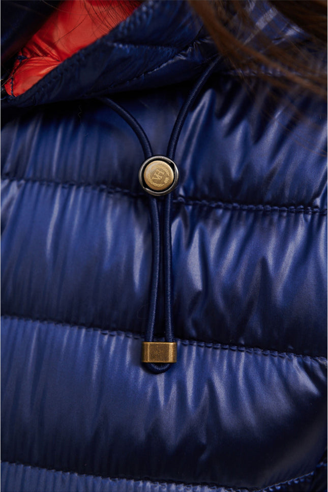 Halley New Women Puffer Jacket - Blue/Navy-Henry Arroway-Urbanheer