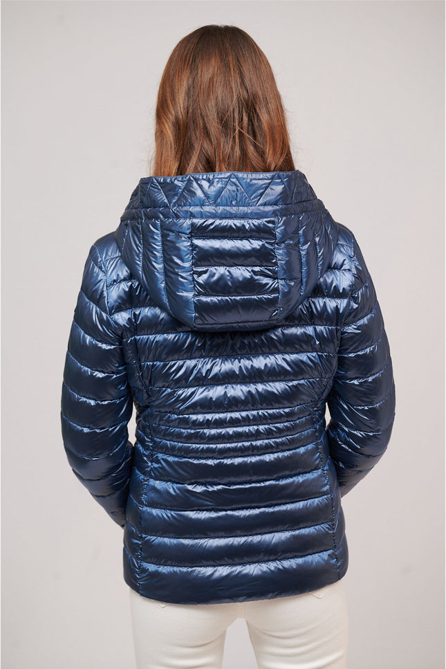 Halley New Women Puffer Jacket - Blue/Navy-Clothing - Women-Henry Arroway-Urbanheer