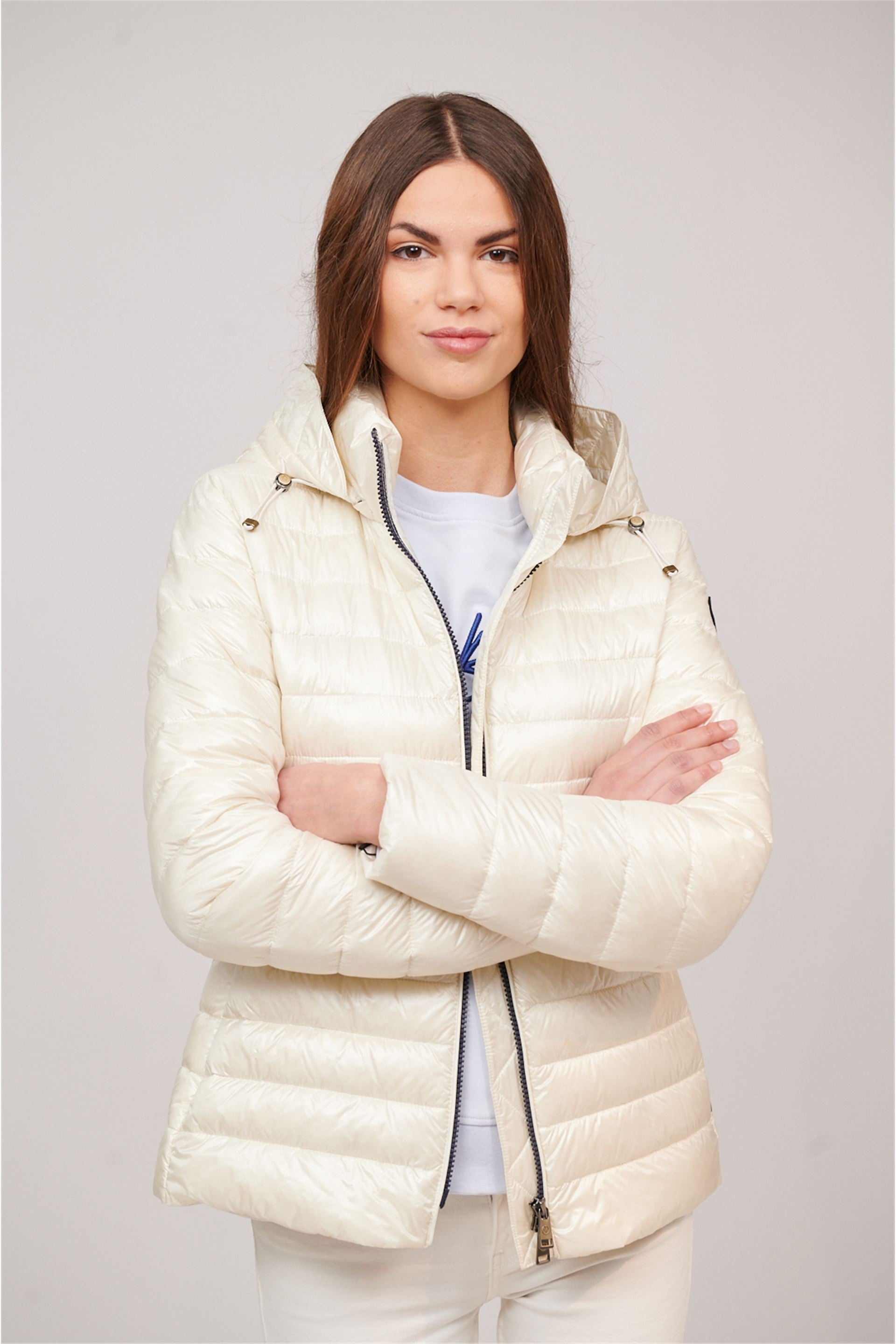 Halley Women Puffer Light Coat-Clothing - Women-Henry Arroway-Ivory-XS-Urbanheer