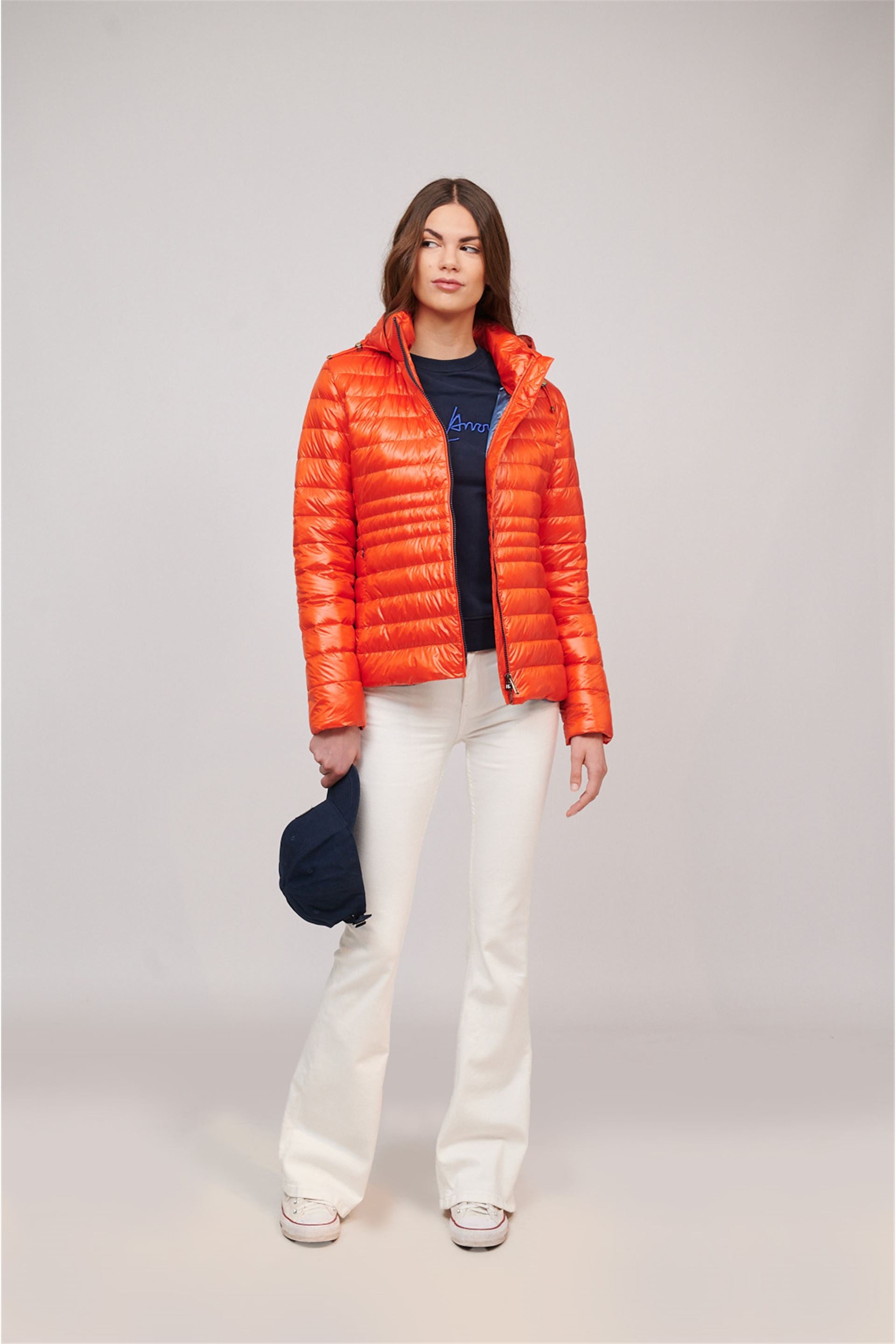 Halley New Women Puffer Jacket Red/Orange-Clothing - Women-Henry Arroway-XS-Orange-Urbanheer