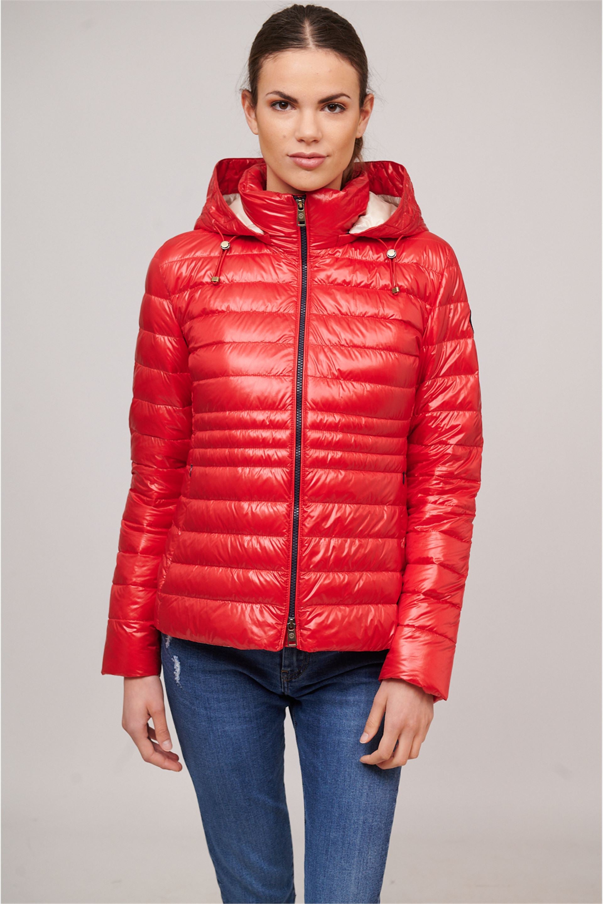 Halley New Women Puffer Jacket Red/Orange-Clothing - Women-Henry Arroway-XS-Red-Urbanheer