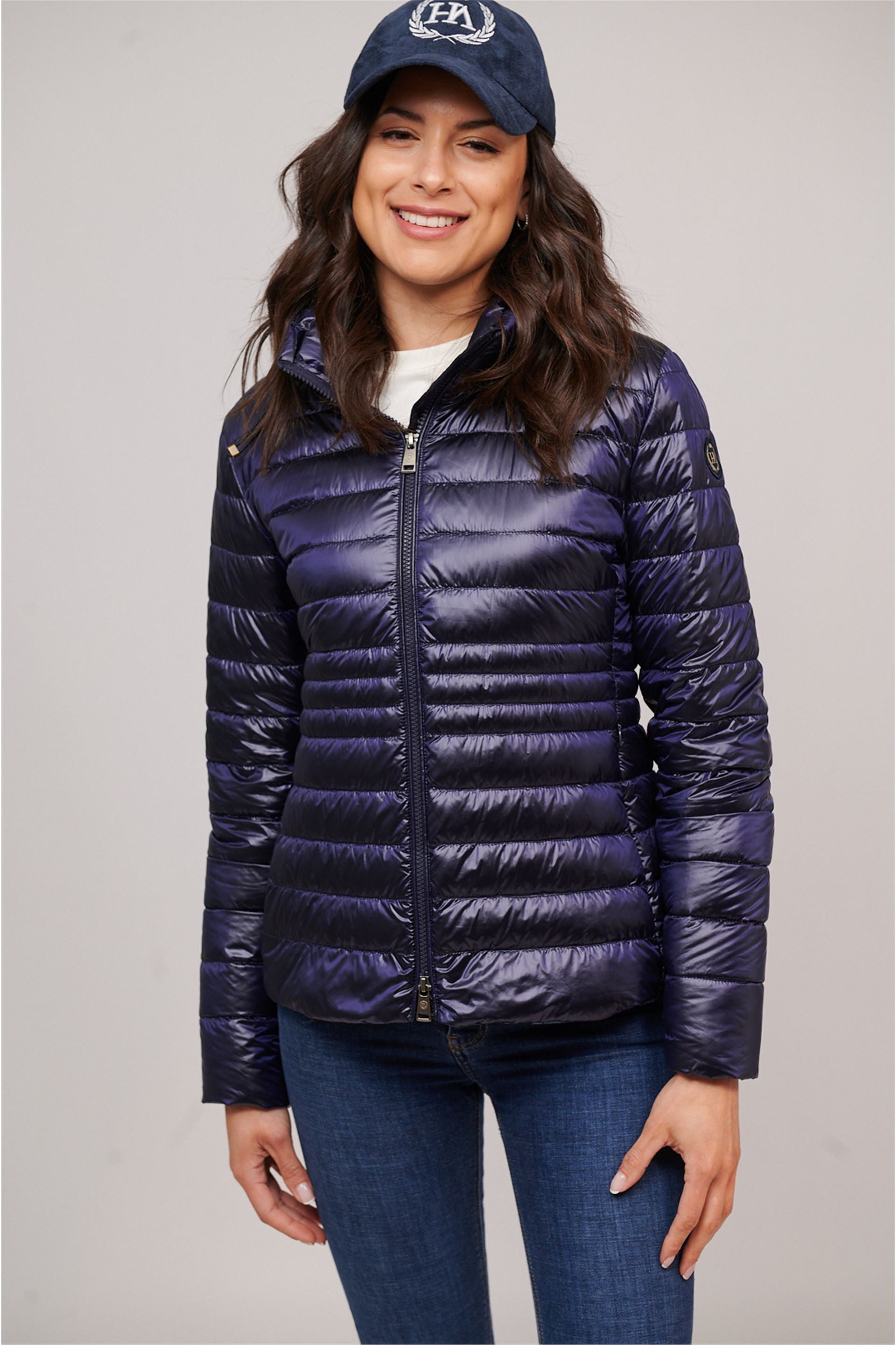 Halley New Women Puffer Jacket - Blue/Navy-Clothing - Women-Henry Arroway-Navy-XS-Urbanheer